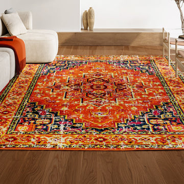 Brooklyn Geometric Medallion Area Rug